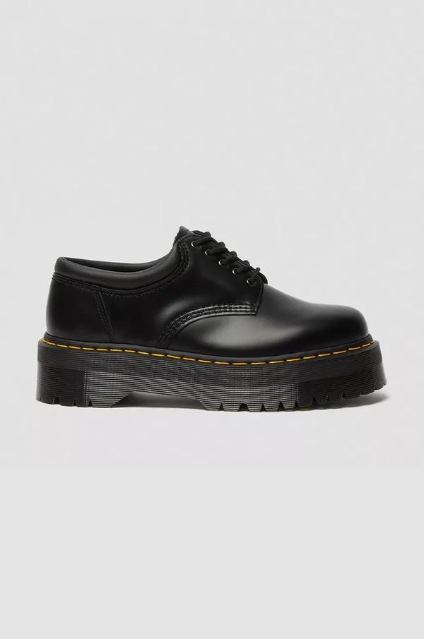 Dr. Martens Usnjeni polškornji Dr. Martens 8053 Quad črna barva, DM24690001