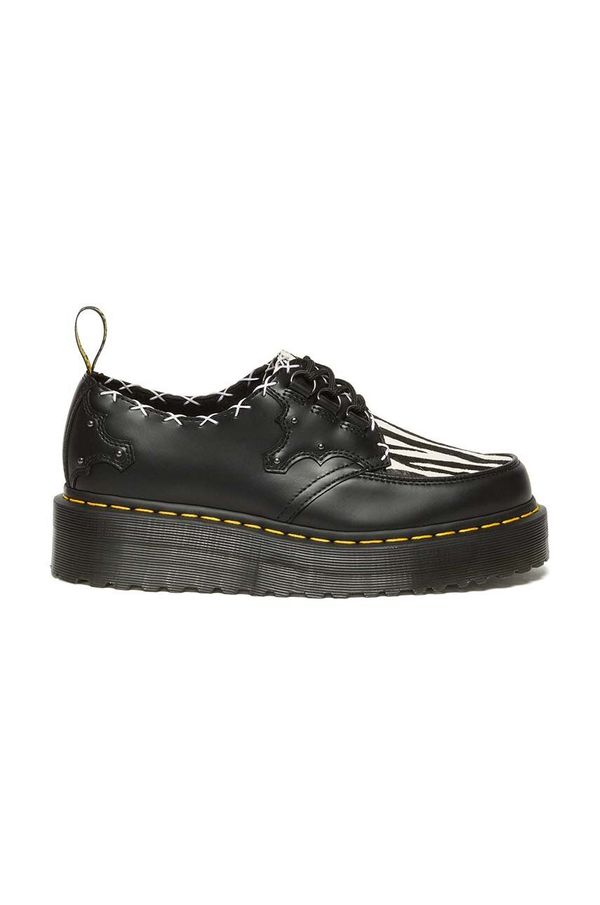 Dr. Martens Usnjeni polškornji Dr. Martens Ramsey Quad 3i ženski, črna barva, DM31679195