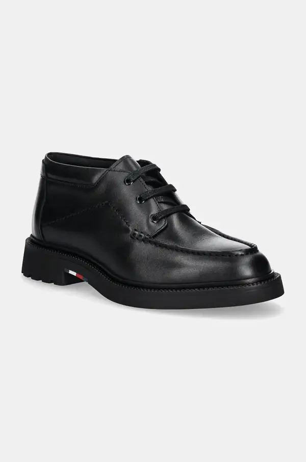Tommy Hilfiger Usnjeni polškornji Tommy Hilfiger HILFIGER COMFORT LWT LTH M TOE B