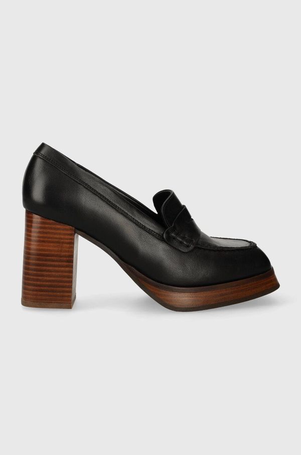 Alohas Usnjeni salonarji Alohas Busy črna barva, S00186.25