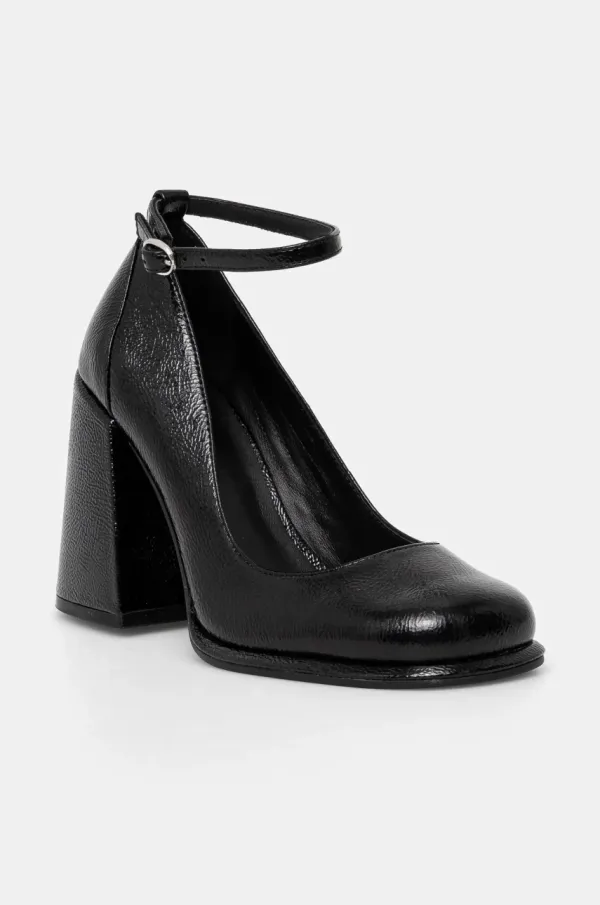 HUGO Usnjeni salonarji HUGO Kiora črna barva, 50536423