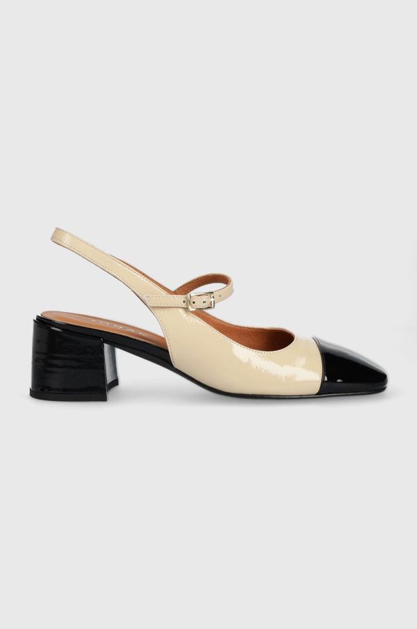 Jonak Usnjeni salonarji Jonak DOUMY VERNIS bež barva, 3400169