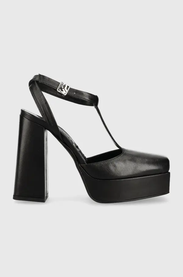 Karl Lagerfeld Jeans Usnjeni salonarji Karl Lagerfeld Jeans SOIREE PLATFORM KLJ