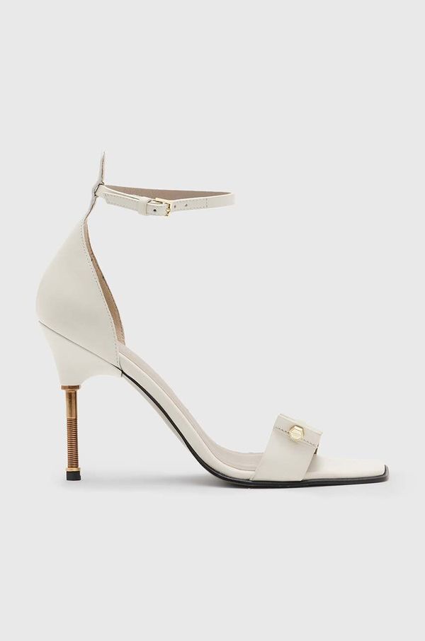 AllSaints Usnjeni sandali AllSaints Betty Sandal bež barva, WF709Z