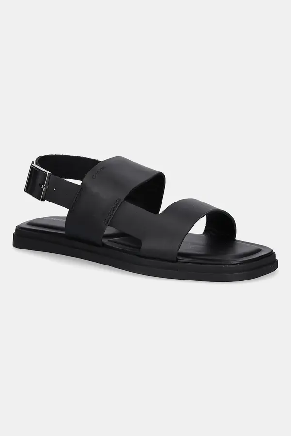 Calvin Klein Usnjeni sandali Calvin Klein BACK STRAP W/ BUCKLE
