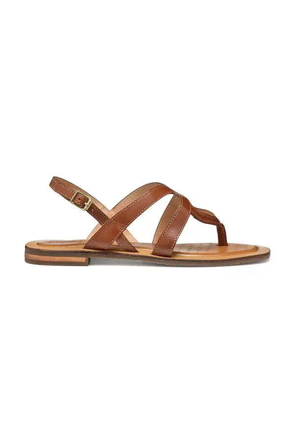Geox Usnjeni sandali Geox D SOZY QC C
