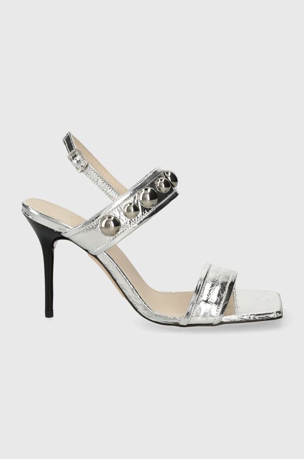 IRO Usnjeni sandali IRO Chlorite Silver srebrna barva, WP42CHLORITESIL