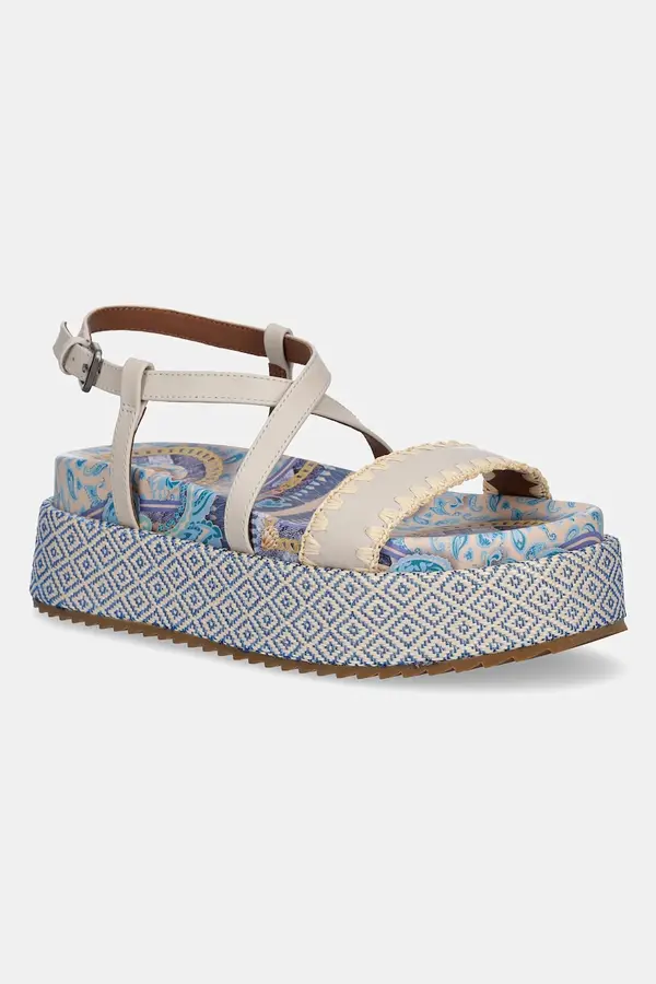 Kurt Geiger London Usnjeni sandali Kurt Geiger London Chelsea Flatform Sandal