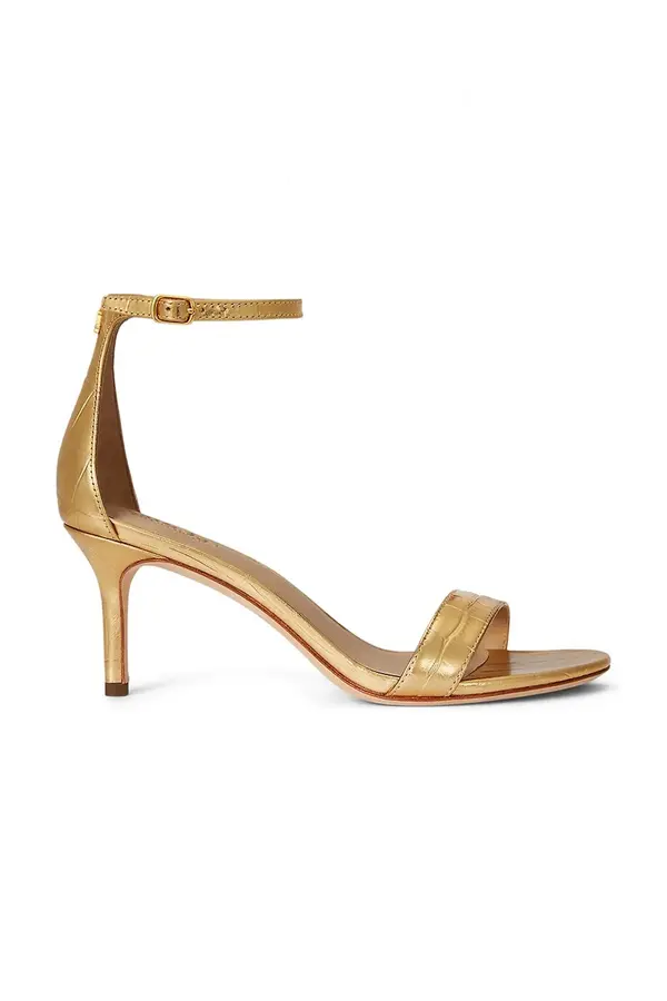 Lauren Ralph Lauren Usnjeni sandali Lauren Ralph Lauren Allie Mid