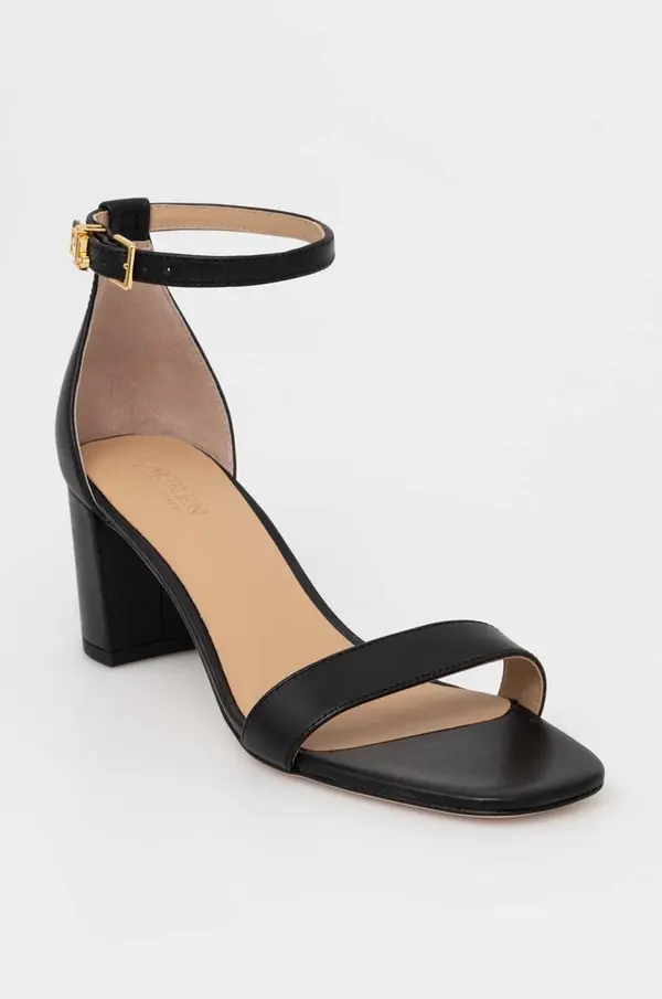 Lauren Ralph Lauren Usnjeni sandali Lauren Ralph Lauren Logan