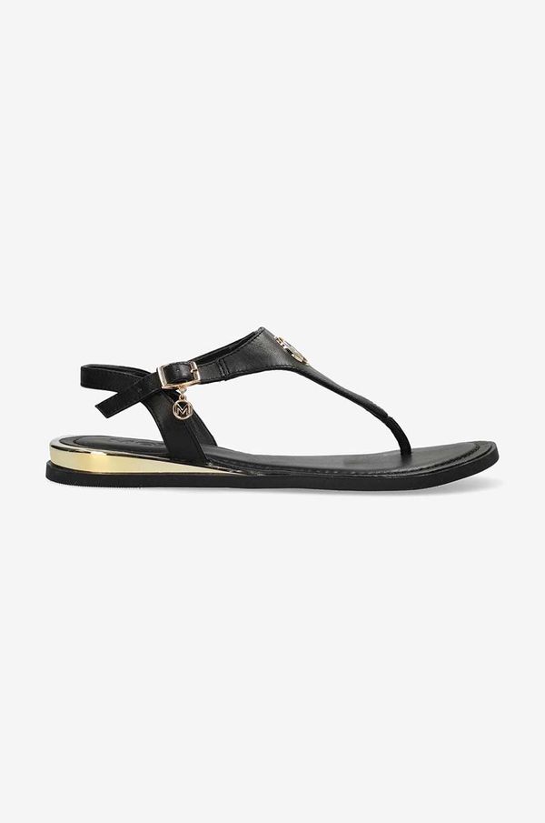 Mexx Usnjeni sandali Mexx Nyobi ženski, črna barva, MICY1605741W