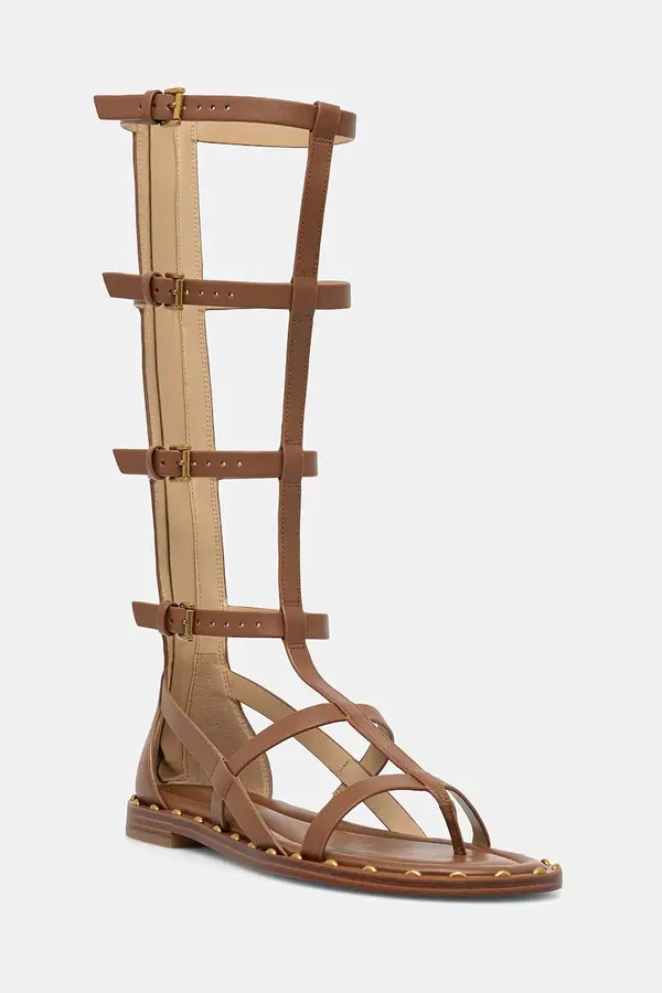 MICHAEL Michael Kors Usnjeni sandali MICHAEL Michael Kors Noa High Sandal