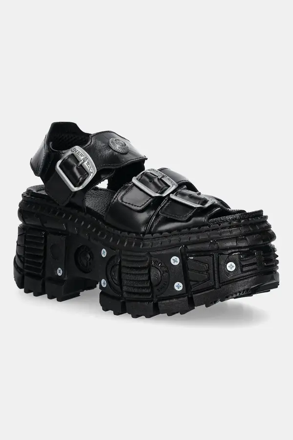 New Rock Usnjeni sandali New Rock ANTIK