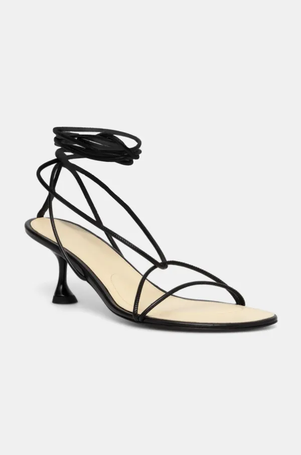 Proenza Schouler Usnjeni sandali Proenza Schouler Tee črna barva, SH251014