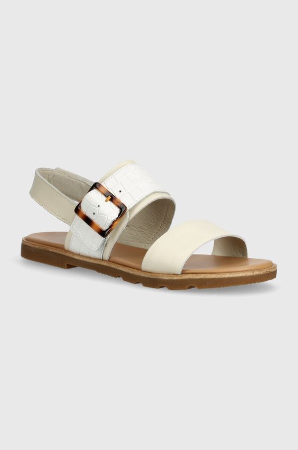 Sorel Usnjeni sandali Sorel ELLA III SLINGBACK ženski, bež barva, 2069721191