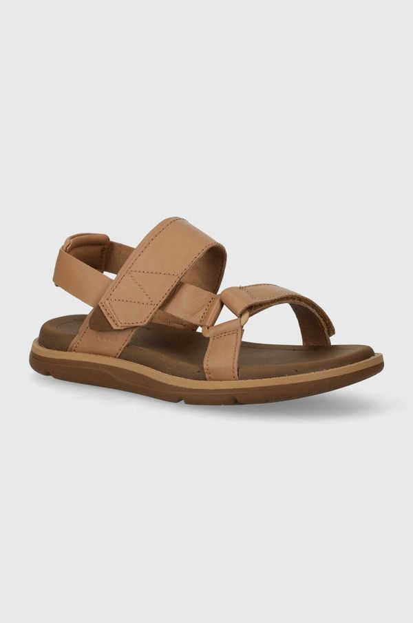 Teva Usnjeni sandali Teva Madera Slingback ženski, rjava barva, 1152570