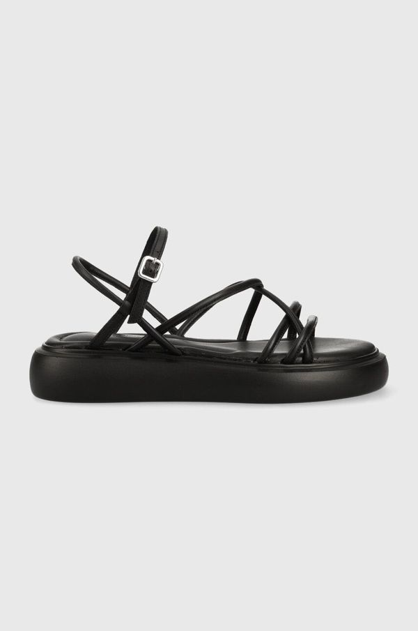 Vagabond Shoemakers Usnjeni sandali Vagabond Shoemakers Blenda ženski, črna barva, 5519.801.20