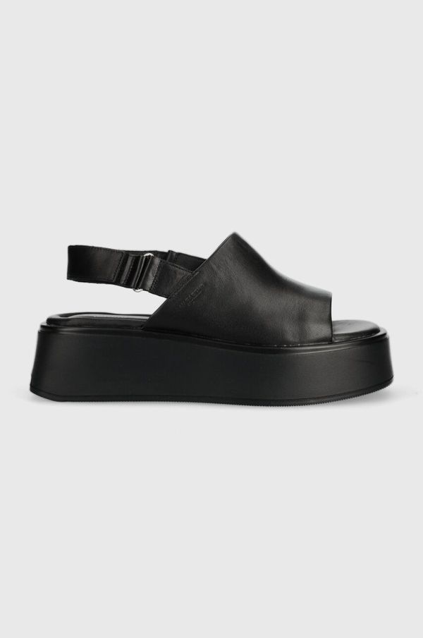 Vagabond Shoemakers Usnjeni sandali Vagabond Shoemakers COURTNEY ženski, črna barva, 5534.001.92