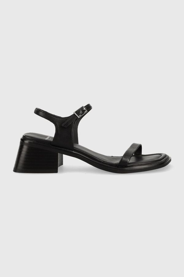 Vagabond Shoemakers Usnjeni sandali Vagabond Shoemakers INES ženski, črna barva
