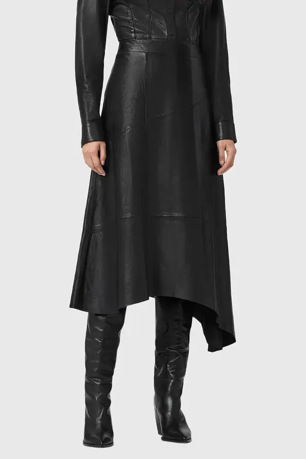 AllSaints Usnjeno krilo AllSaints