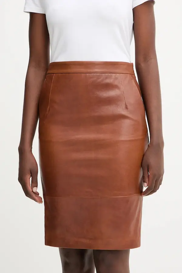Weekend Max Mara Usnjeno krilo Weekend Max Mara PAPAILE