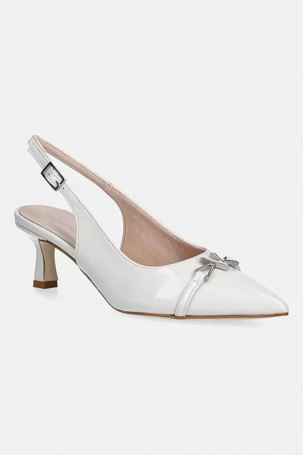 Valentino Valentino salonarji z odprto peto usnjeni DRESS