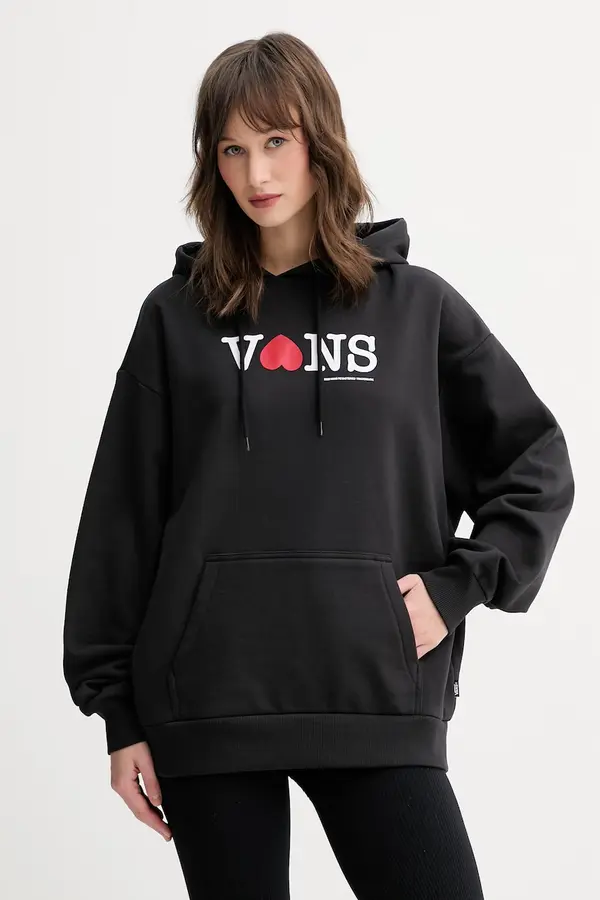 Vans Vans pulover s kapuco ženski bombažen