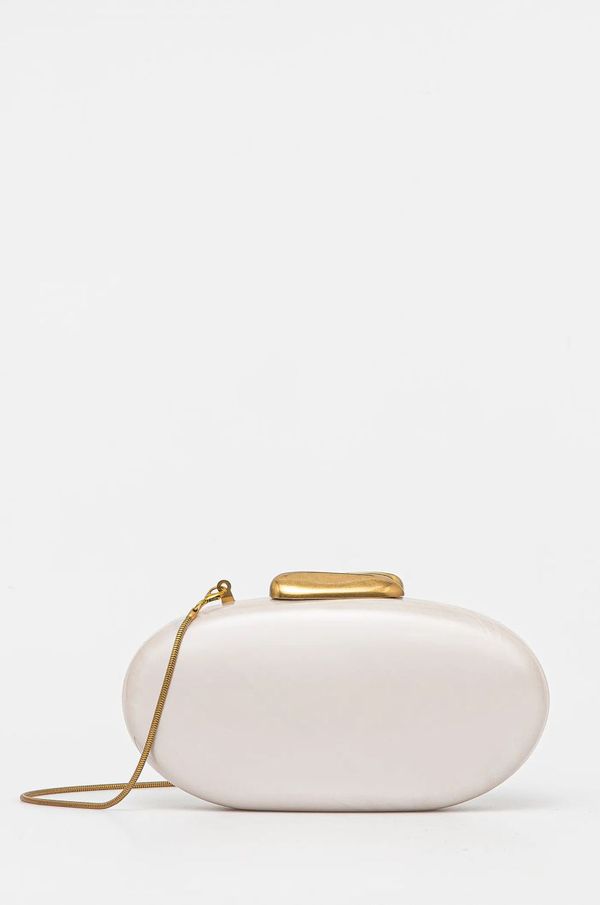 Answear Lab Večerna torbica Answear Lab bež barva