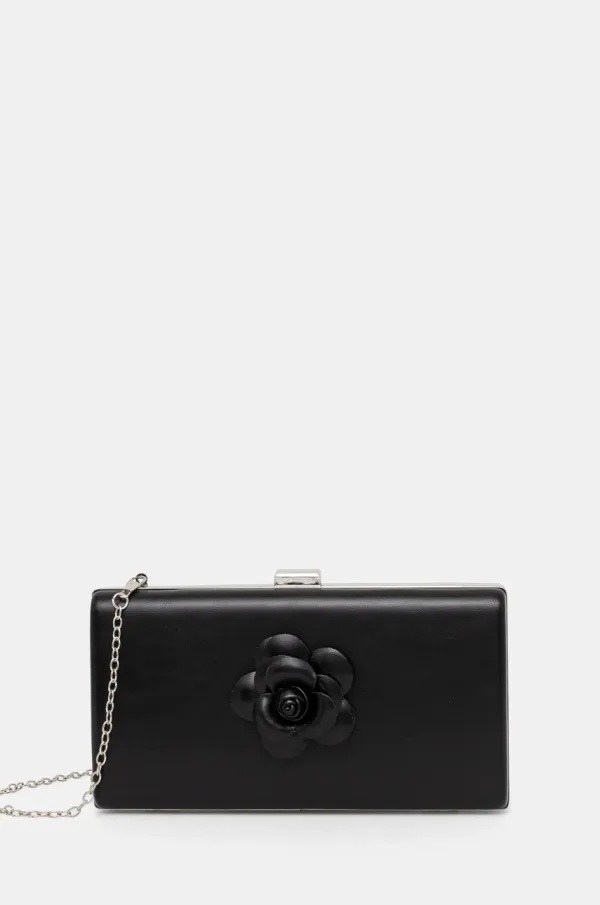 Answear Lab Večerna torbica Answear Lab črna barva