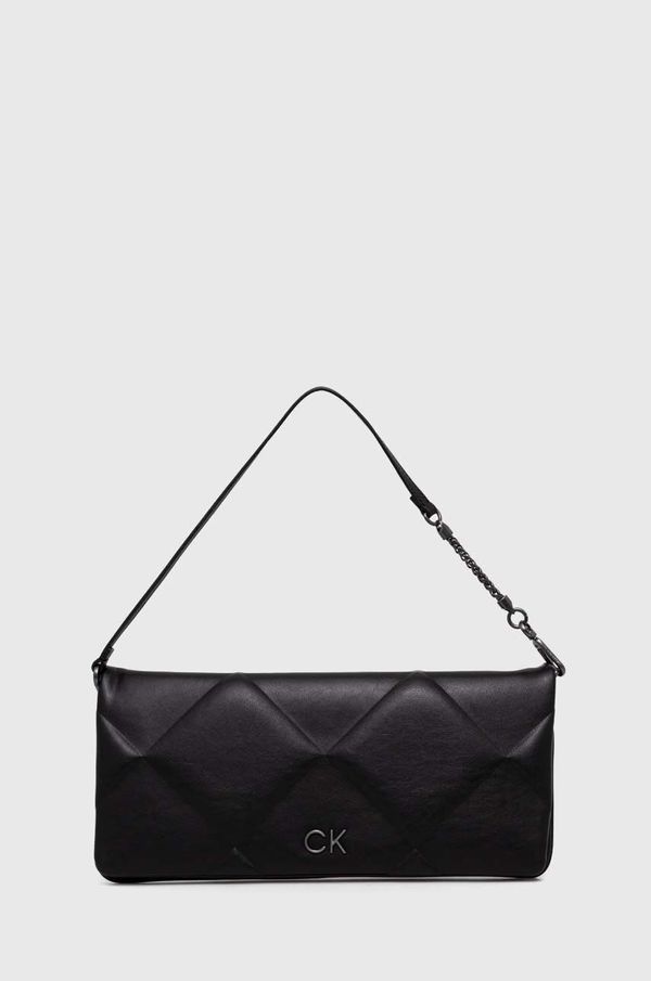 Calvin Klein Večerna torbica Calvin Klein črna barva