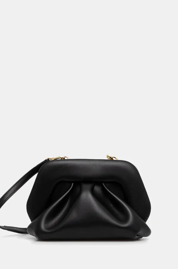 Themoire Večerna torbica Themoire črna barva, TMCOGN1