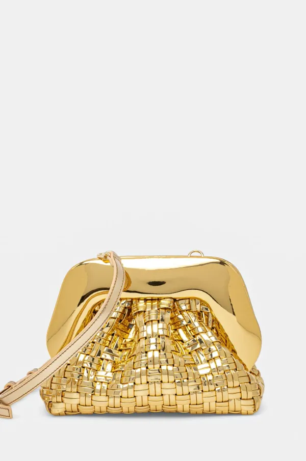 Themoire Večerna torbica Themoire zlata barva, TMSR25GMWL19