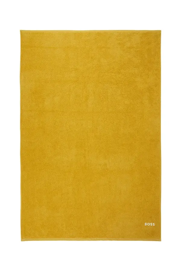 BOSS Velika bombažna brisača BOSS EDGE Citrus 100 x 150 cm