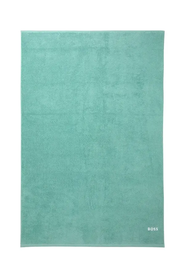 BOSS Velika bombažna brisača BOSS EDGE Lagoon 100 x 150 cm