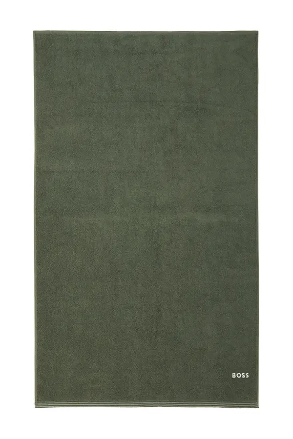 BOSS Velika bombažna brisača BOSS EDGE Lichen 100 x 150 cm