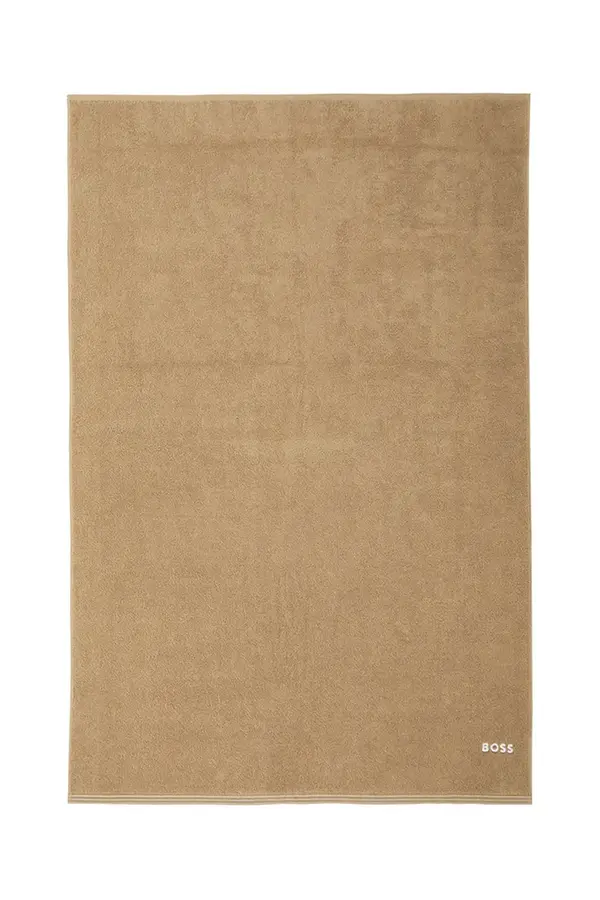 BOSS Velika bombažna brisača BOSS EDGE Pecan 100 x 150 cm