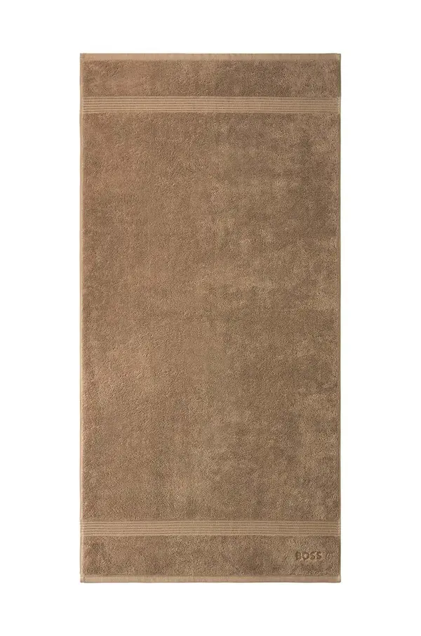 BOSS Velika bombažna brisača HUGO BOSS Bath Sheet Loft 100 x 150 cm