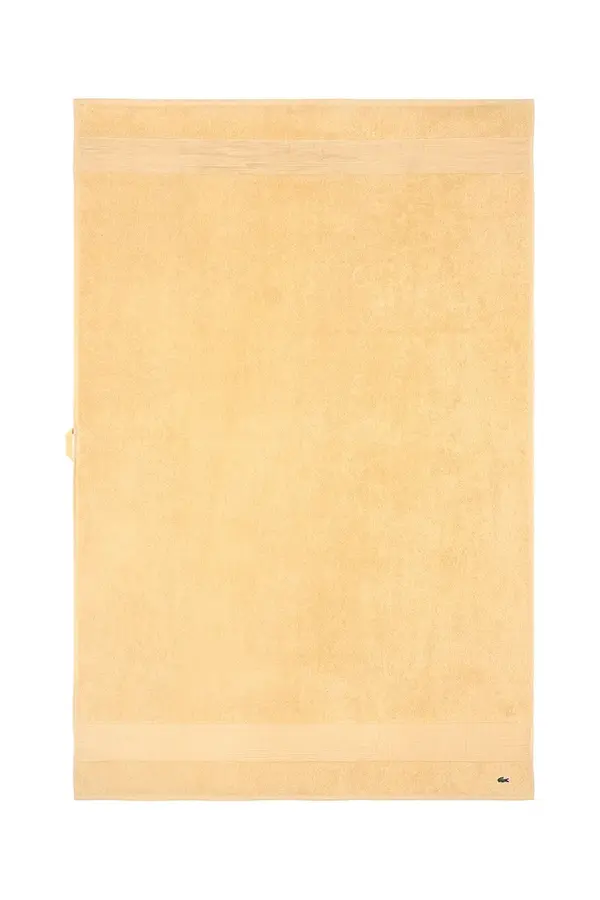 Lacoste Velika bombažna brisača Lacoste L LECROCO Sesame 100 x 150 cm