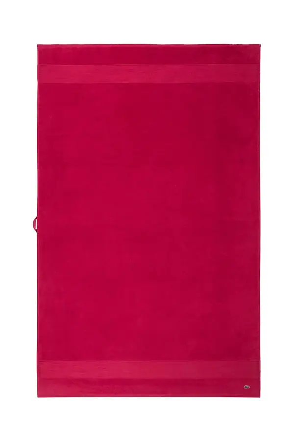 Lacoste Velika bombažna brisača Lacoste LLECROCO Bigarreau 100 x 150 cm