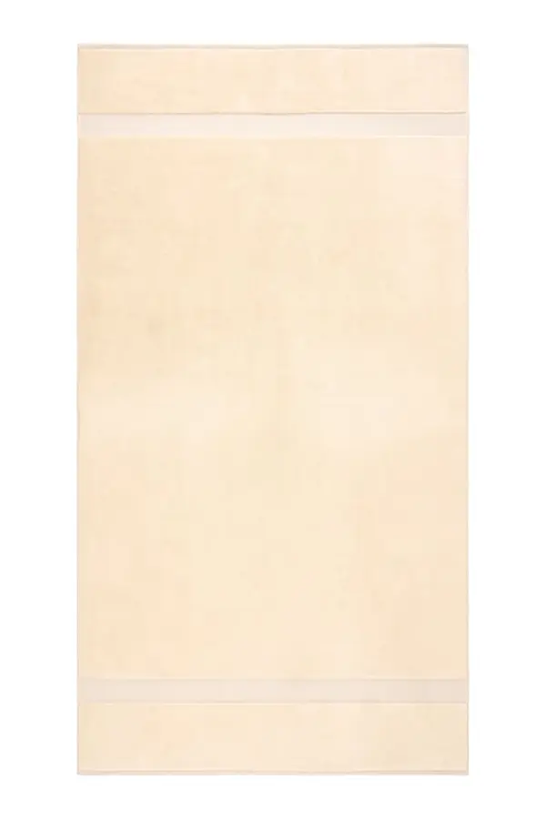 Ralph Lauren Velika bombažna brisača Ralph Lauren DULANEY Ecru 100 x 183 cm