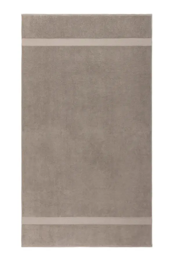 Ralph Lauren Velika bombažna brisača Ralph Lauren DULANEY Fog 100 x 183 cm