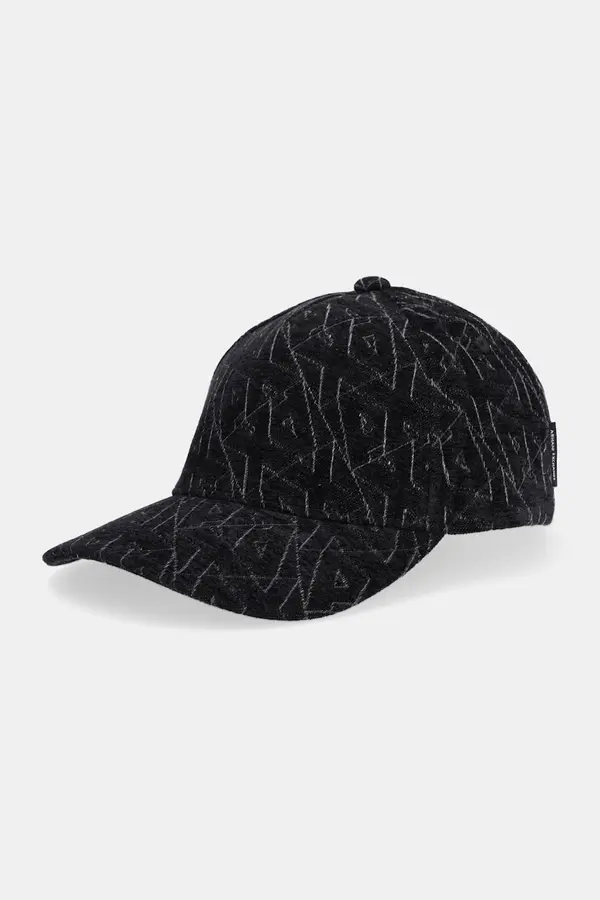 Armani Exchange Velur baseball kapa Armani Exchange