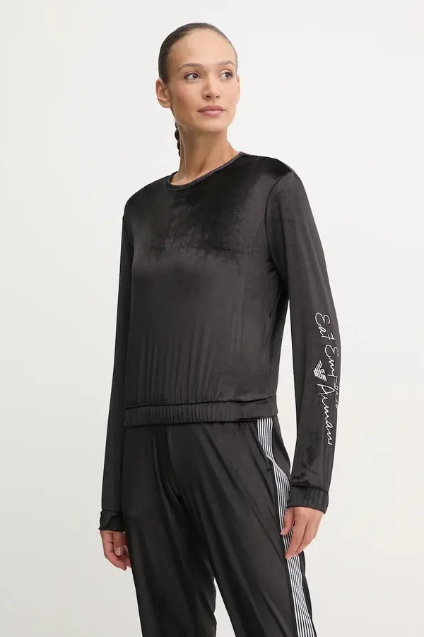 EA7 Emporio Armani Velur pulover EA7 Emporio Armani