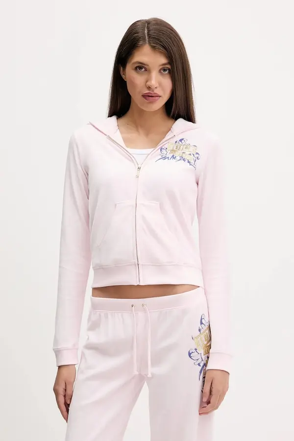 Juicy Couture Velur pulover Juicy Couture Wrap You Up