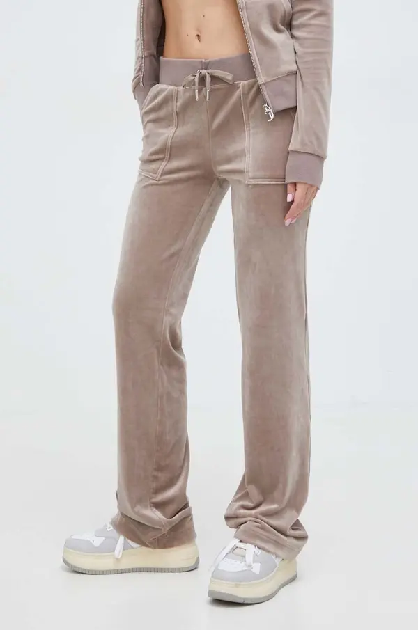 Juicy Couture Velur spodnji del trenirke Juicy Couture