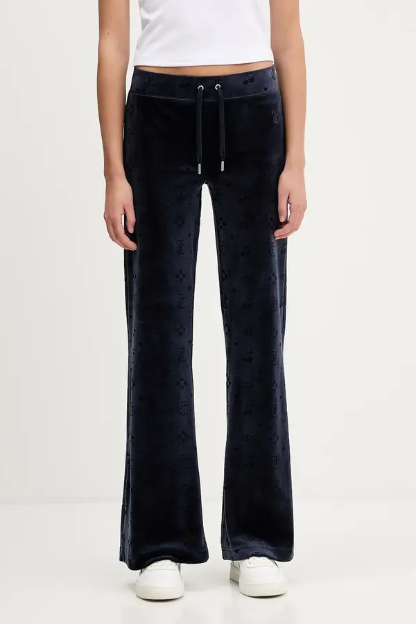 Juicy Couture Velur spodnji del trenirke Juicy Couture Monogram Lisa
