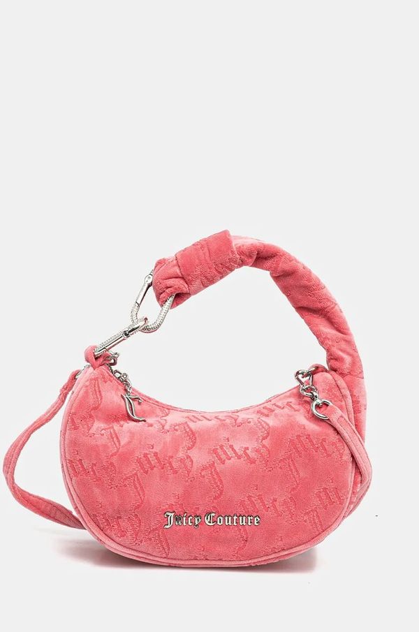 Juicy Couture Velur torbica Juicy Couture Blossom roza barva, BIJL55311WYYJB3