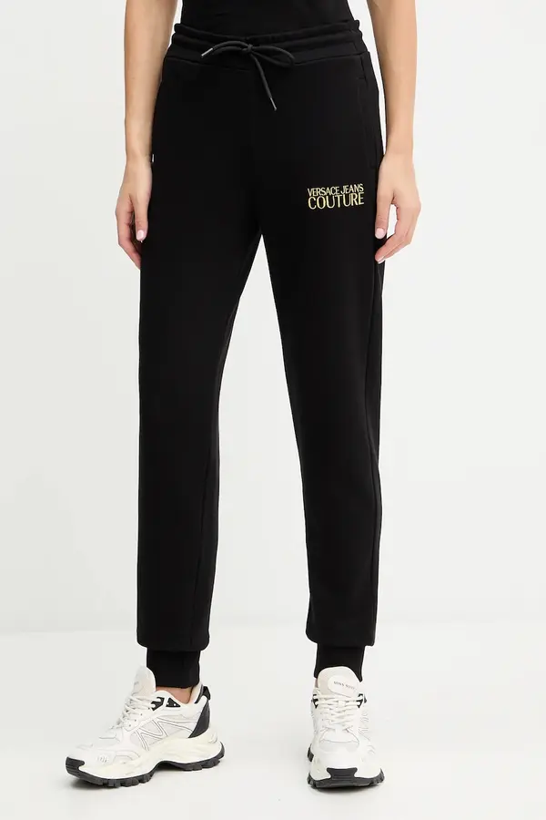 Versace Jeans Couture Versace Jeans Couture Bombažen spodnji del trenirke Versace Jeans Couture