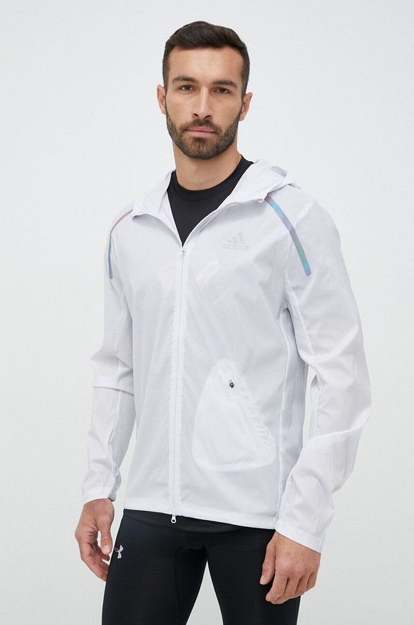 adidas Performance Vetrovka adidas Performance Marathon vijolična barva