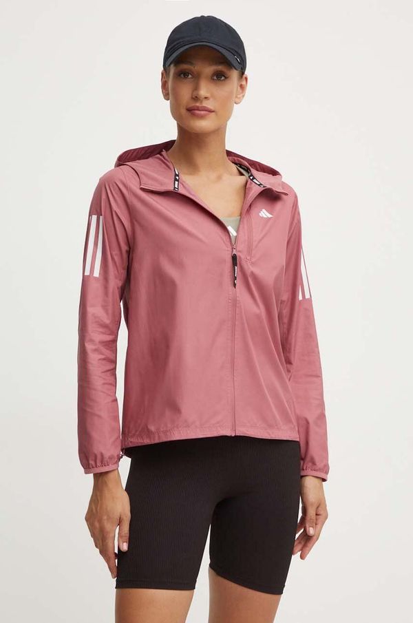 adidas Performance Vetrovka adidas Performance Own The Run Base roza barva, IM5403